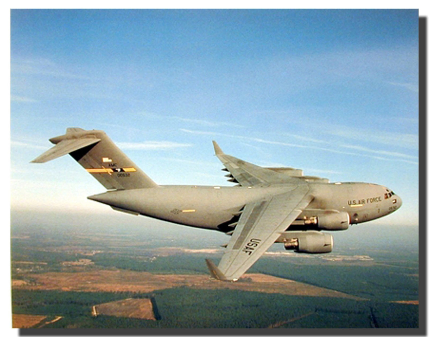 USAF C-17 Globemaster Boeing Military Aviation Wall Decor Art Print Poster (16x20)