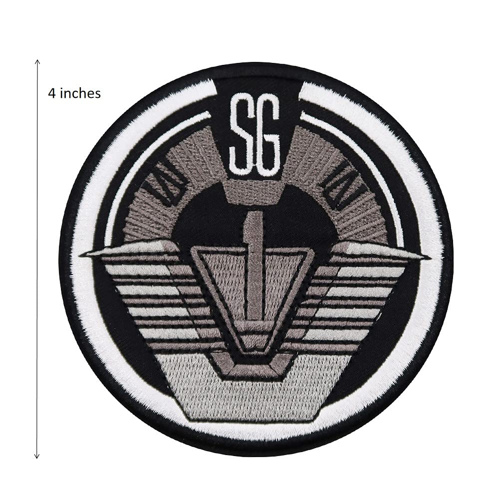 5 pack Halloween Costume Stargate SG1 Uniform DIY Embroidered Iron On Patches