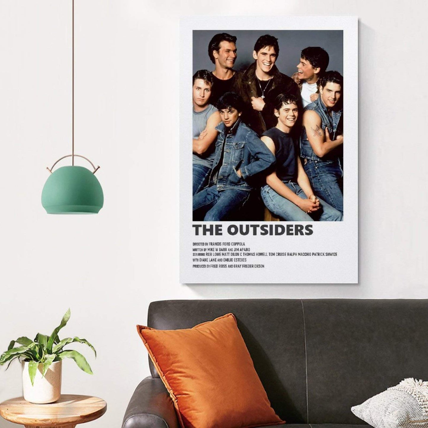 YTSLJ 90 S Aesthetic for Room Poster The Outsiders Canvas Art Poster and Wall Art Picture Print Modern Family Bedroom Decor Posters 08x12inch(20x30cm)