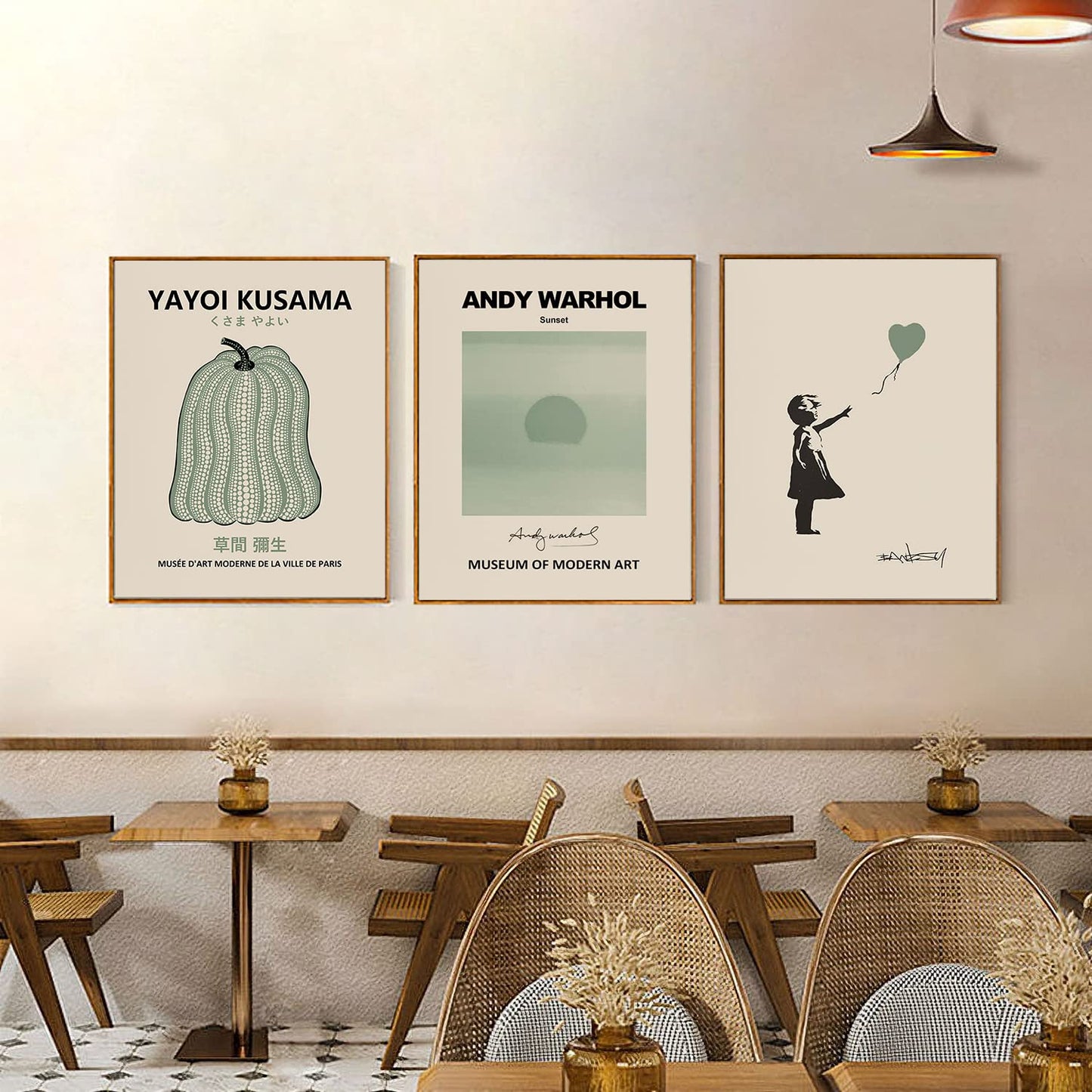 Sage Green Room Decor Aesthetic Matisse Prints Gallery Wall Art Prints Exhibition Poster Living Room Office Bedroom | Pack of 6, Unframed 8x10