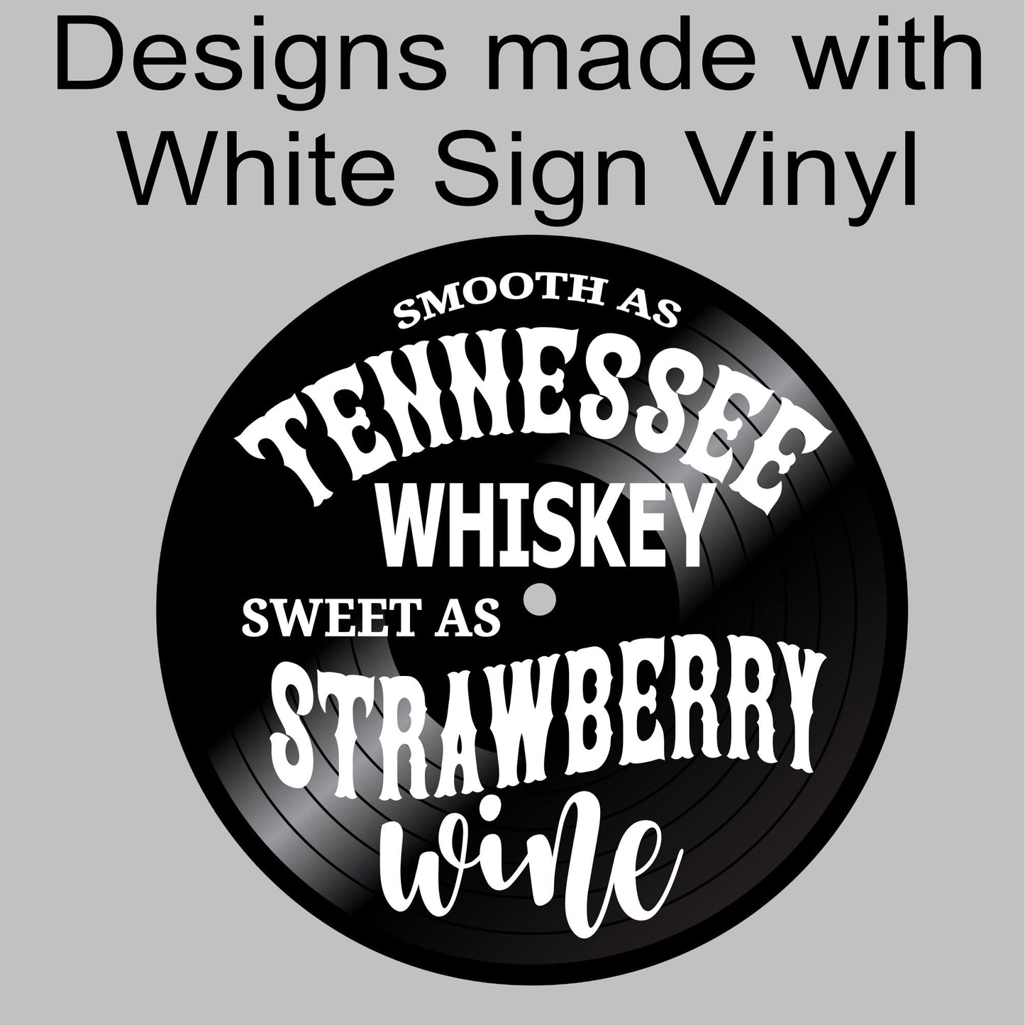 Tennessee Whiskey Song Lyric Art on a REAL Vinyl Record, Music Wall Art Decor, Country Music