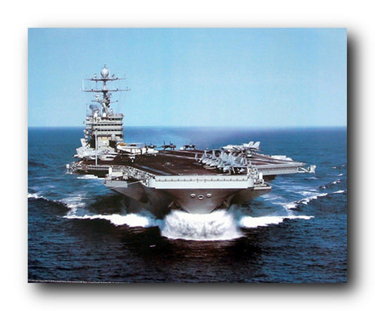 Wall Decor USS Harry Truman US Navy Aircraft Carrier Art Print Poster (16x20)