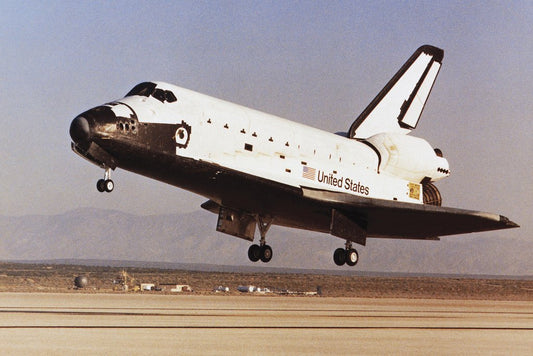 Space Shuttle Challenger Landing Photo Photograph Cool Wall Decor Art Print Poster 18x12
