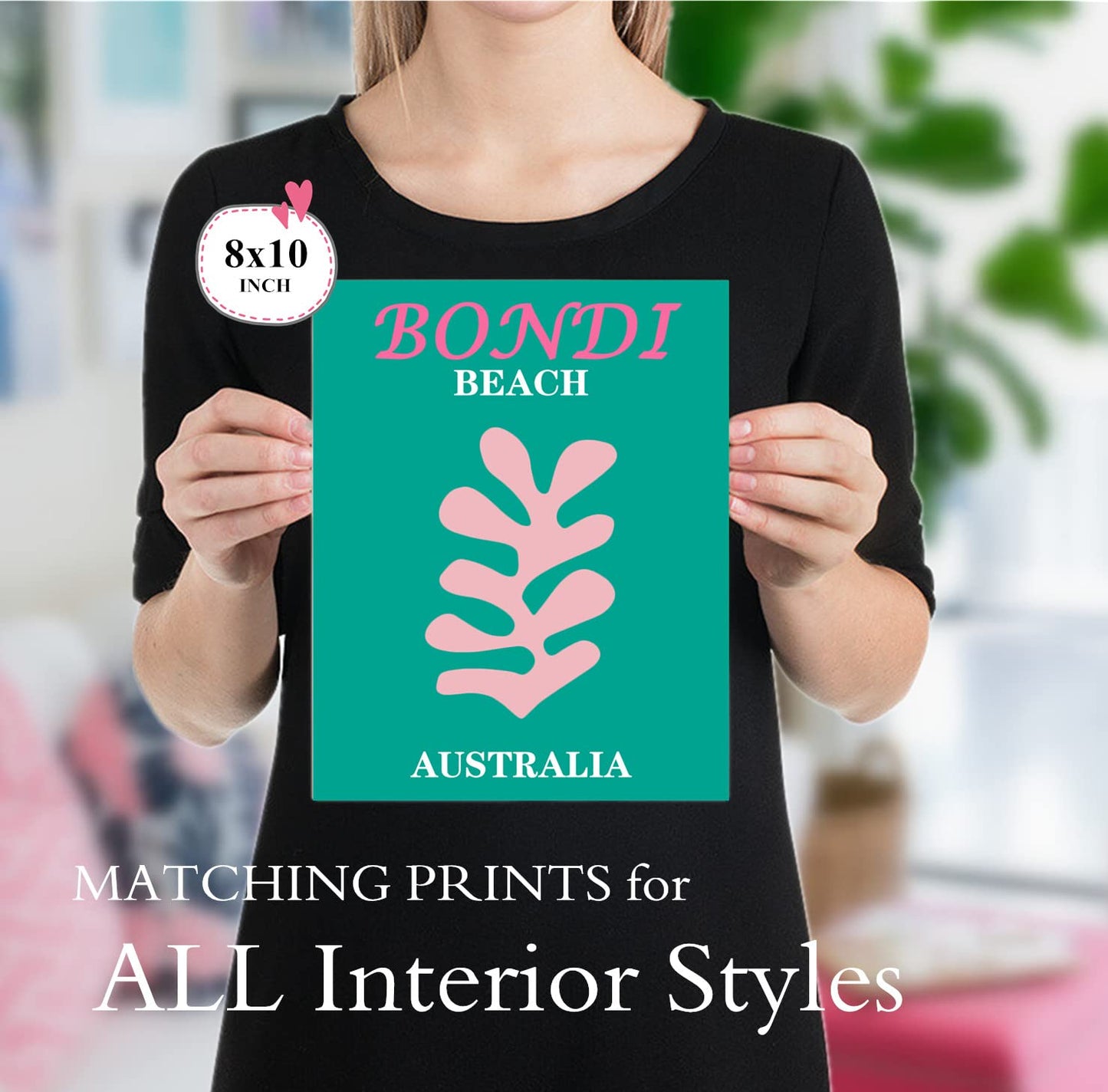 Preppy Room Decor Aesthetic Canvas Wall Art Prints - Set of 6 Room Decor for Teen Girls, Preppy Stuff Dorm Room Posters Trendy Wall Decor(UNFRAMED) (8x10)