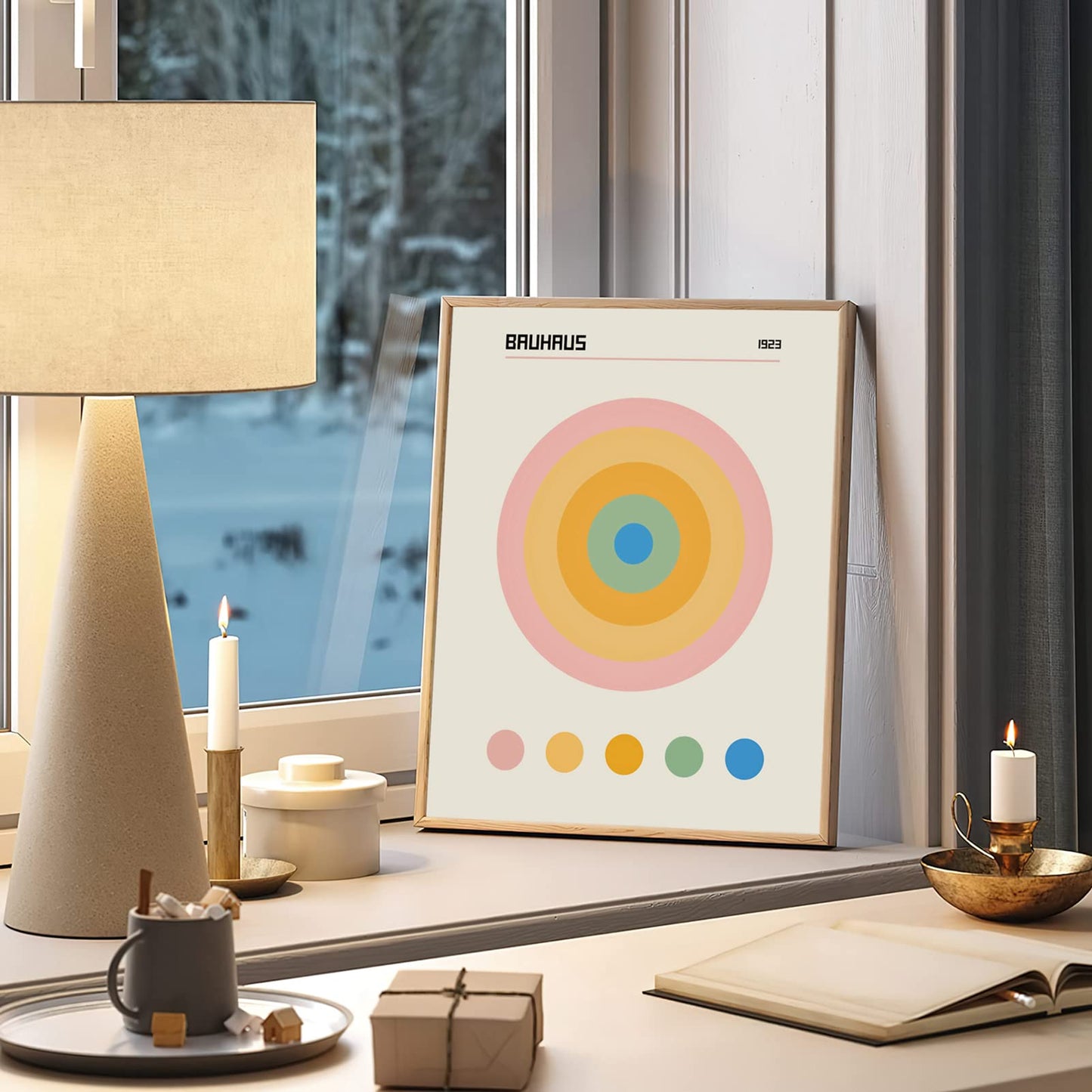 dazongweihan Yellow Matisse Prints Wall Art, Aesthetic Posters Danish Wall Art,Unframed, Flower Market Exhibition Posters,8x10in, Set of 6(C)