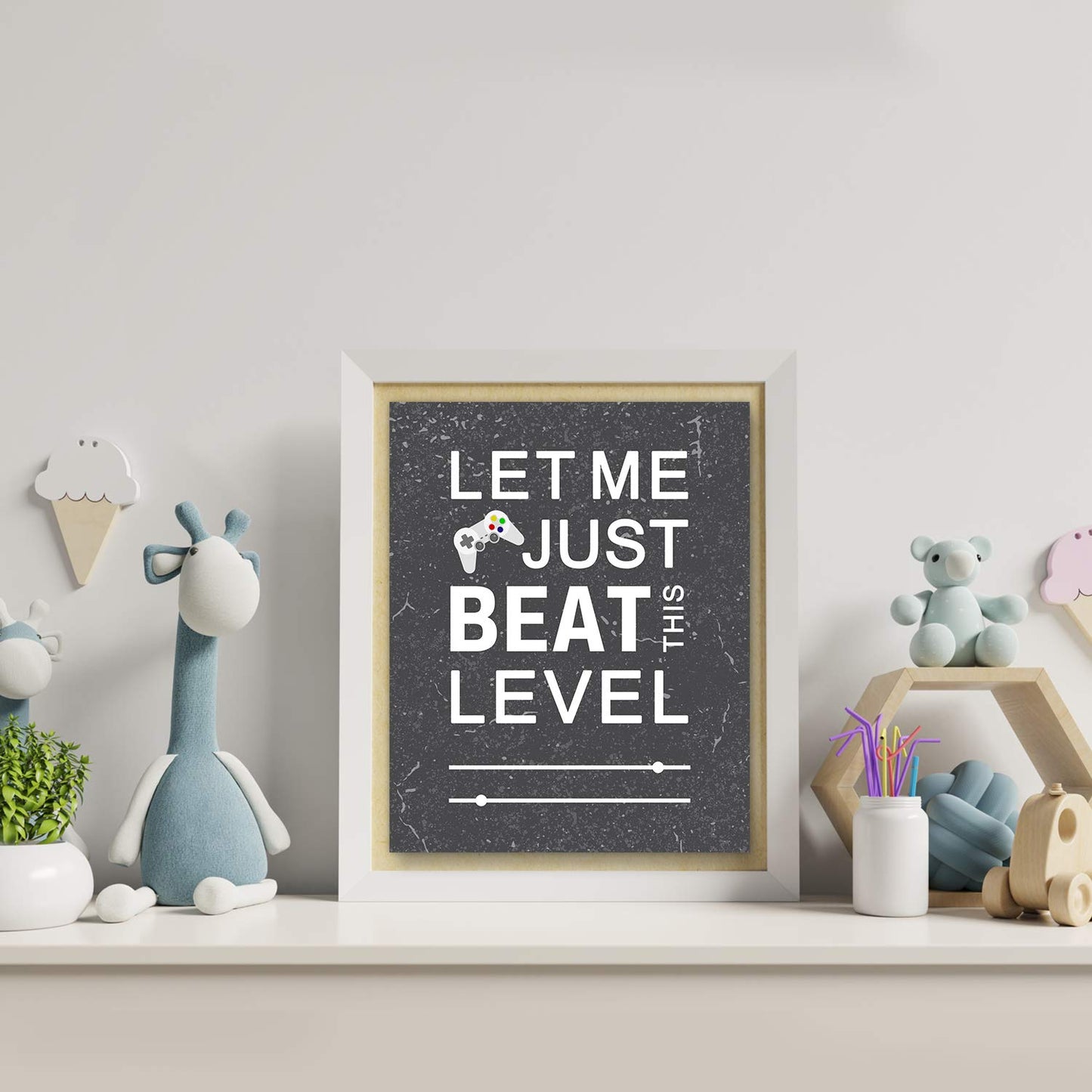 Video Game Art Print, Room Decorations for Bedroom, Gaming Wall Art for Kids Boy Playroom Home Decor, Boy Room Decor, Gaming Posters (Set of 3, 8X10in, Unframed)