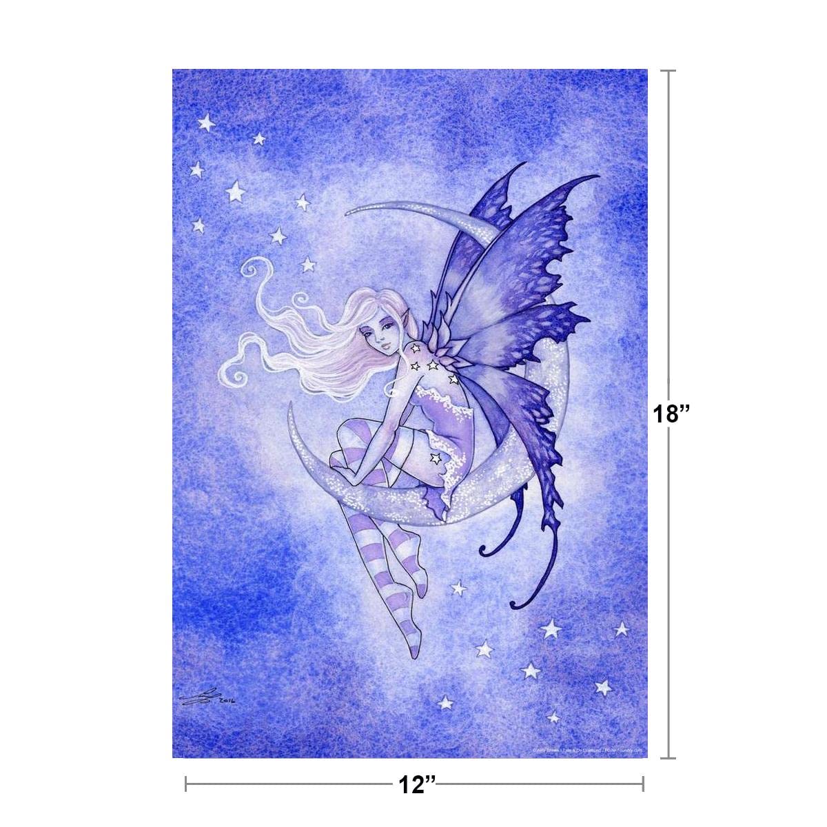 Moon Fae by Amy Brown Cool Wall Decor Art Print Poster 12x18