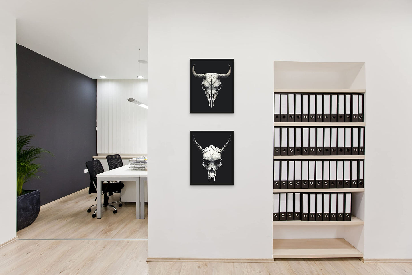 Cow Skull Prints, Modern Farmhouse Prints, Cow Skull Poster, Animal Skull Decor, Animal Skull Wall Prints, Western Decor For Bedroom, Skull Decor, Western Room Decor for Boys (8x10 Unframed)