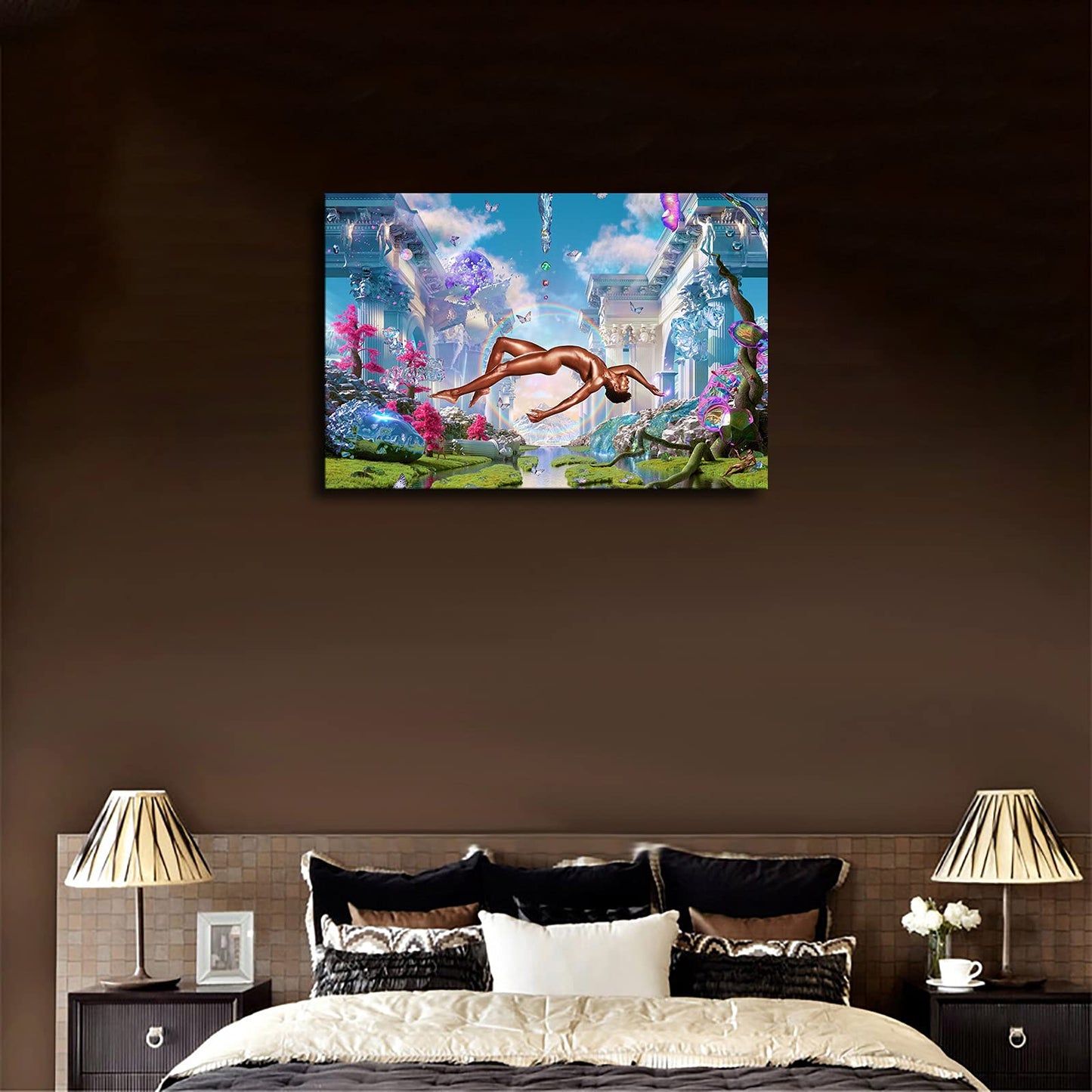 Lil NAS X First Album Montero Art Music Album Cover Canvas Poster HD Printing Home Wall Decoration Art (12"x18"No Framed,A)