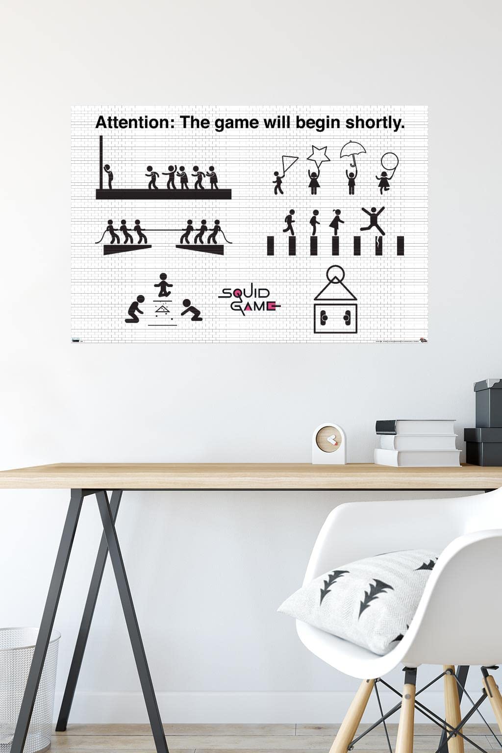 Trends International Netflix Squid Game - Games Wall Poster, 22.375" x 34", Unframed Version