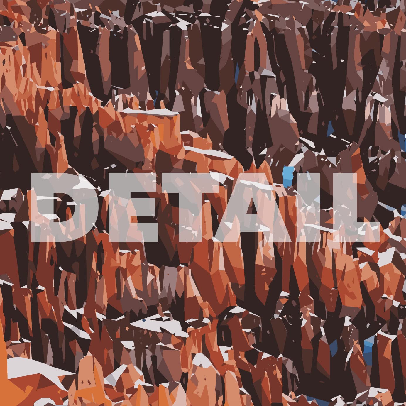 Bryce Canyon National Park Vintage-Style Travel Poster - 8x10-12x18-18x24-24x36 / 4x6 Postcard WPA Style Art Print Utah USA (8x10 Inch Posters)