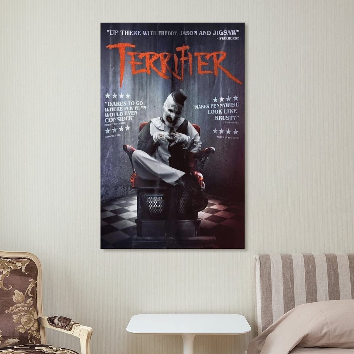 Terrifier 2 Poster 2022 New Movie Poster Canvas Art Poster And Wall Art Picture Print Modern Family Bedroom Decor Posters Unframe 12x18inch(30x45cm)