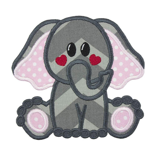 Elephant Patch your choice of sew on or iron on patch