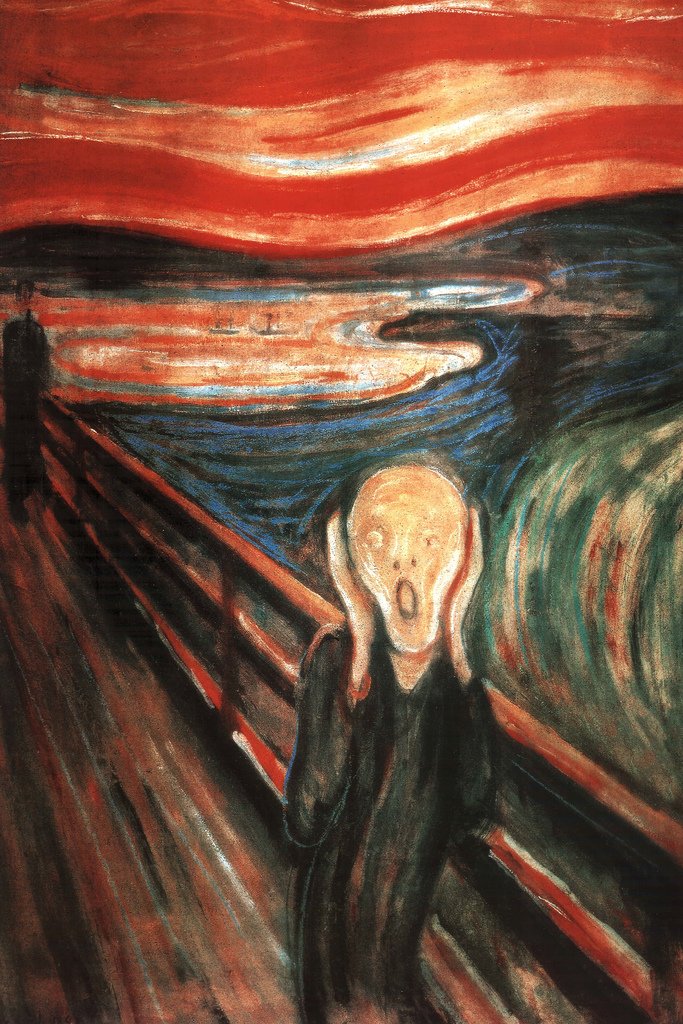 Edvard Munch The Scream Of Nature Expressionist Artist Illustration Lithograph Print Classic Artwork Munch Painting Wall Decor Expressionist Art Print Cool Wall Decor Art Print Poster 12x18