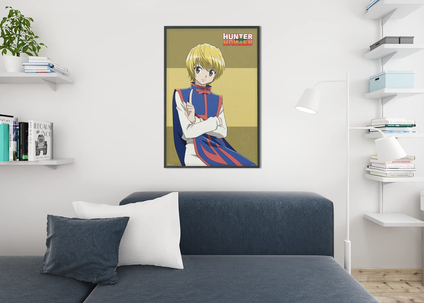 Hunter X Hunter Anime Posters Modern Anime Merch Wall Decor Kurapika Manga Series Cool Home Living Room Bedroom Wall Art Decorations Japanese Manga Fans Gift Cool Wall Decor Art Print Poster 12x18