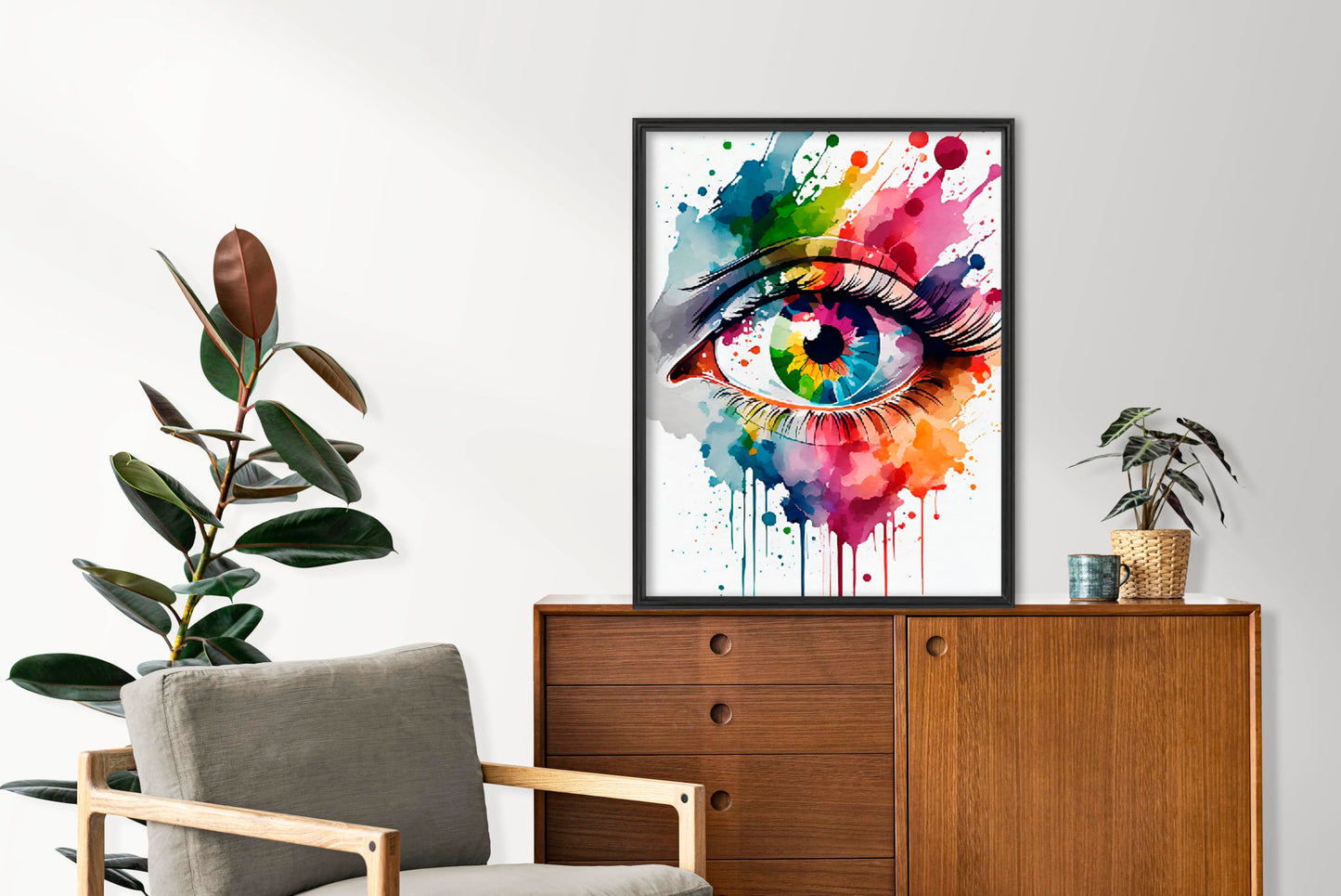Human Eye Anatomy Watercolor Poster Art Print Human Iris and Pupil Structure Office Decor Medical Decor Ophthalmology Optometry Abstract Anatomy Art 8x10 inc. Unframed Print