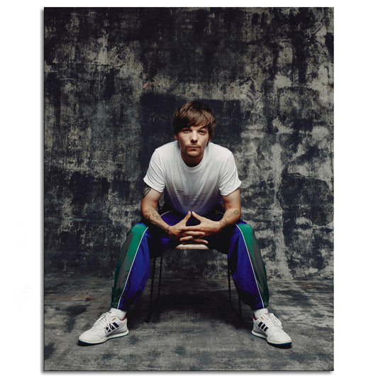 youqbf Louis Tomlinson Poster Canvas Prints Wall Art For Home Office Living Room Decorations Unframed 10*8inch