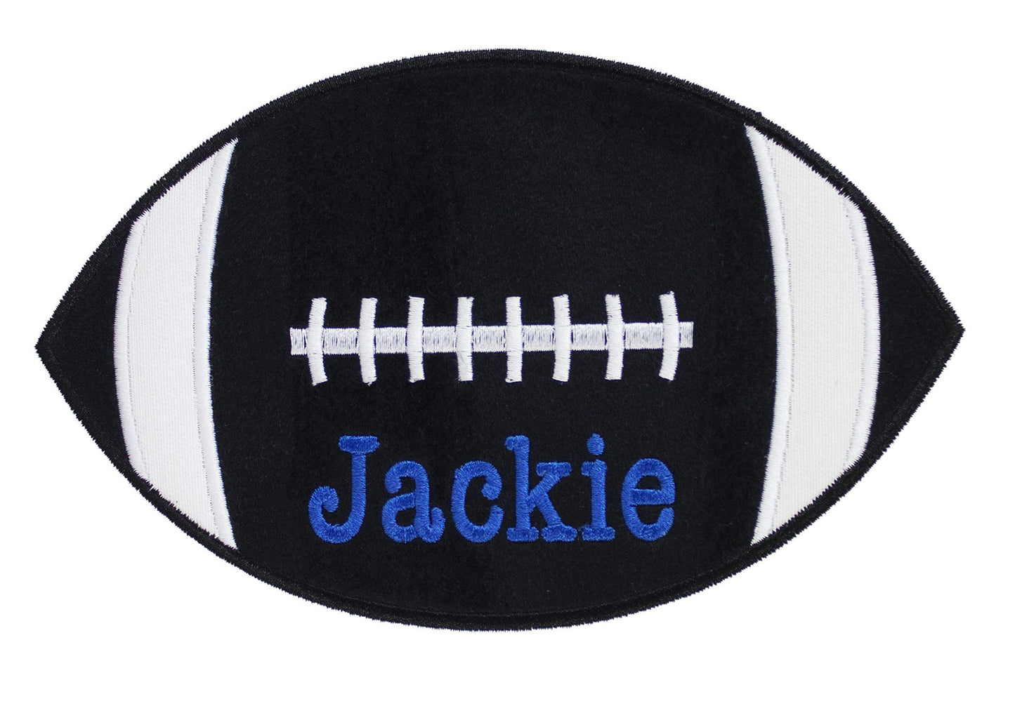 Personalized Football Patch your choice of sew on or iron on patch