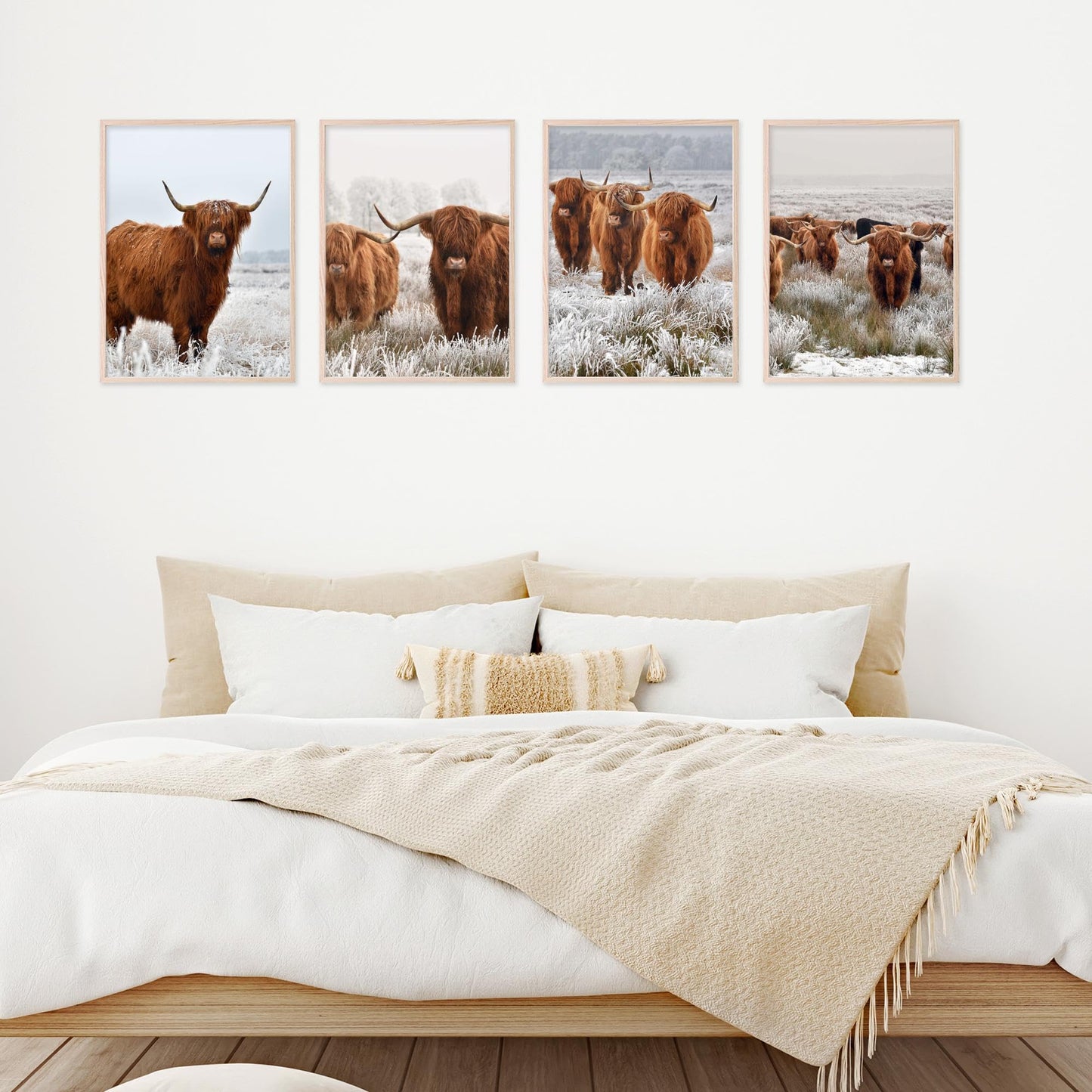 Insire Highland Cow Picture, Highland Cow Pictures Wall Decor, Highland Cow Art, Highlander Cow Decor, Highland Cow Wall Decor, Highland Cow Print, Highland Cow Poster - Unframed (8x10”)
