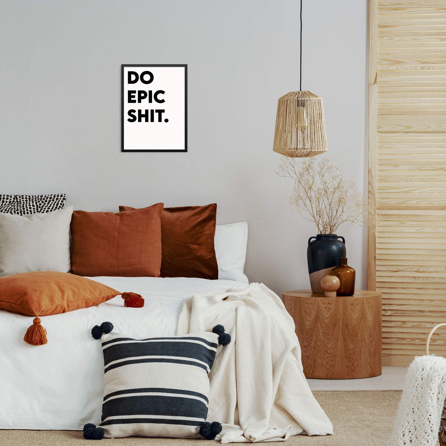 Sincerely, Not Inspirational Quote Art Print Motivational Words Poster 11"x14" UNFRAMED Motivational Typography Artwork for Living Room Bedroom or Home Office Wall Decor