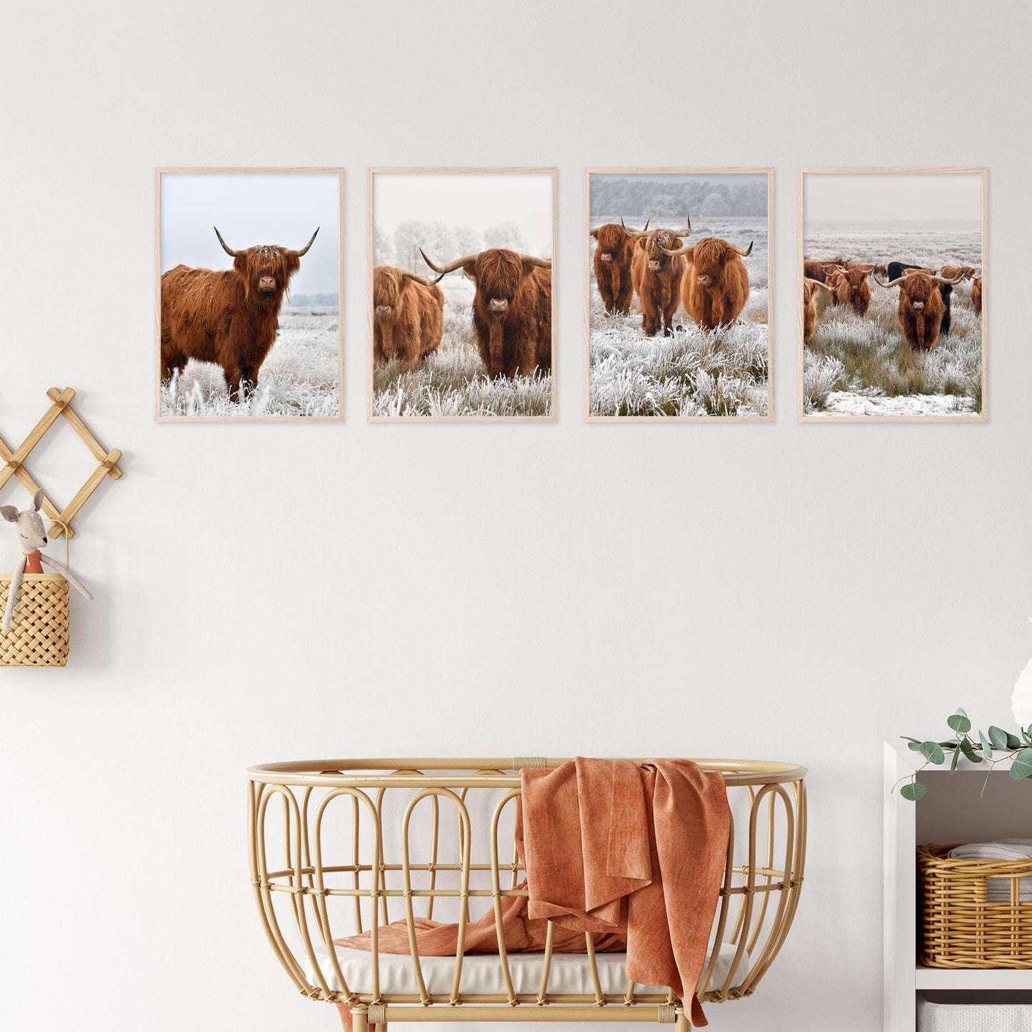 Insire Highland Cow Picture, Highland Cow Pictures Wall Decor, Highland Cow Art, Highlander Cow Decor, Highland Cow Wall Decor, Highland Cow Print, Highland Cow Poster - Unframed (8x10”)