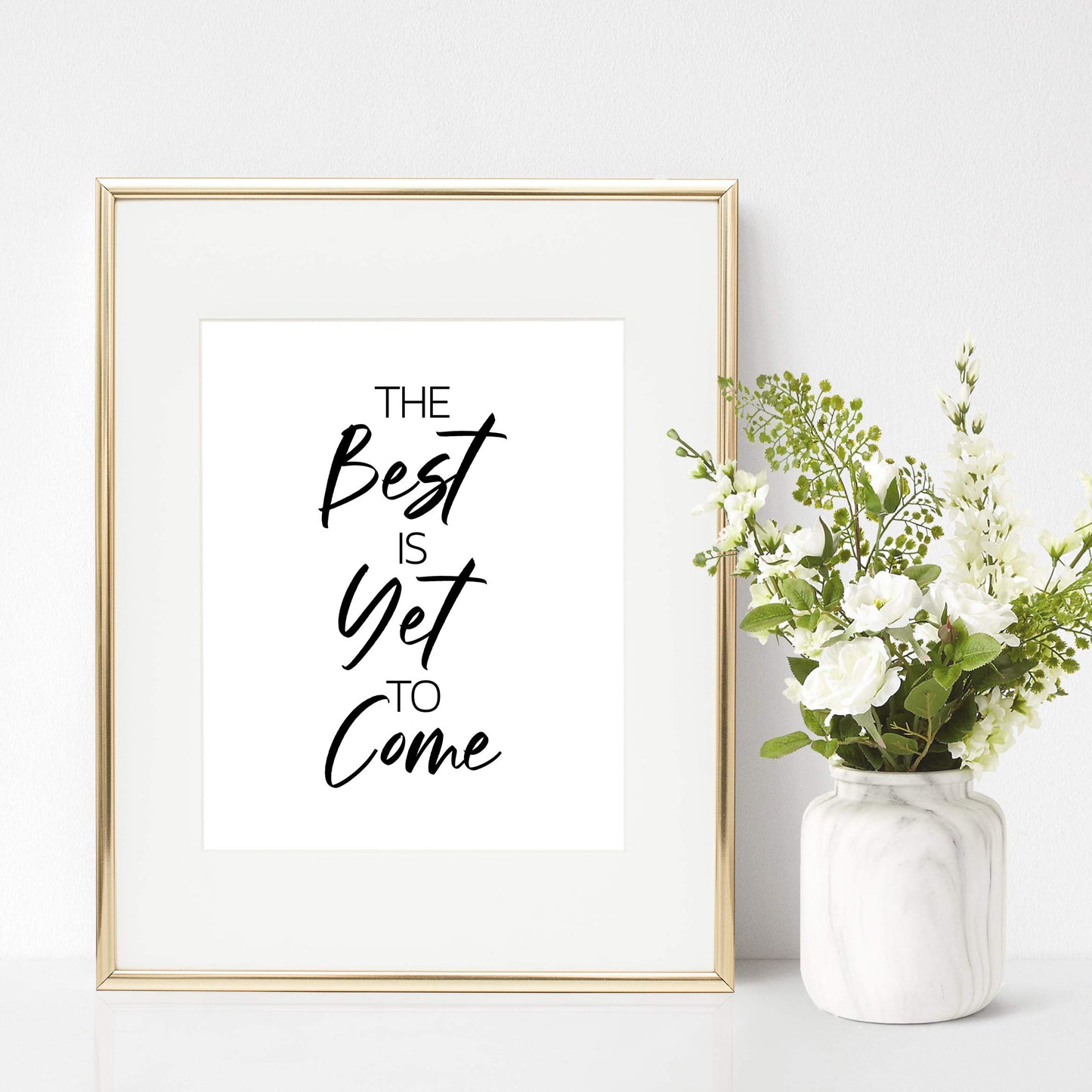 Brooke & Vine Inspirational Wall Decor Art Prints (UNFRAMED 8 x 10) Motivational Women Teen Girl Wall Art Posters for Office, Bedroom, Desk - Be Brave