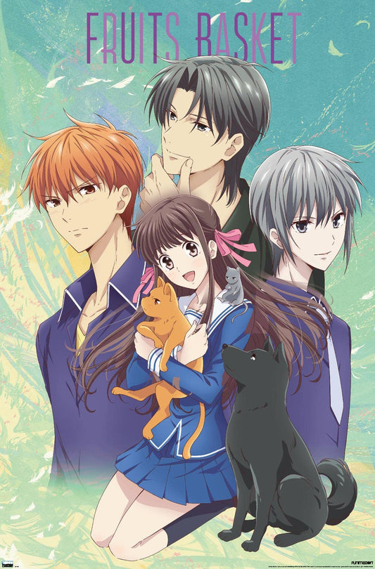 Trends International Fruits Basket - Art Work Wall Poster, 22.375" x 34", Unframed Version