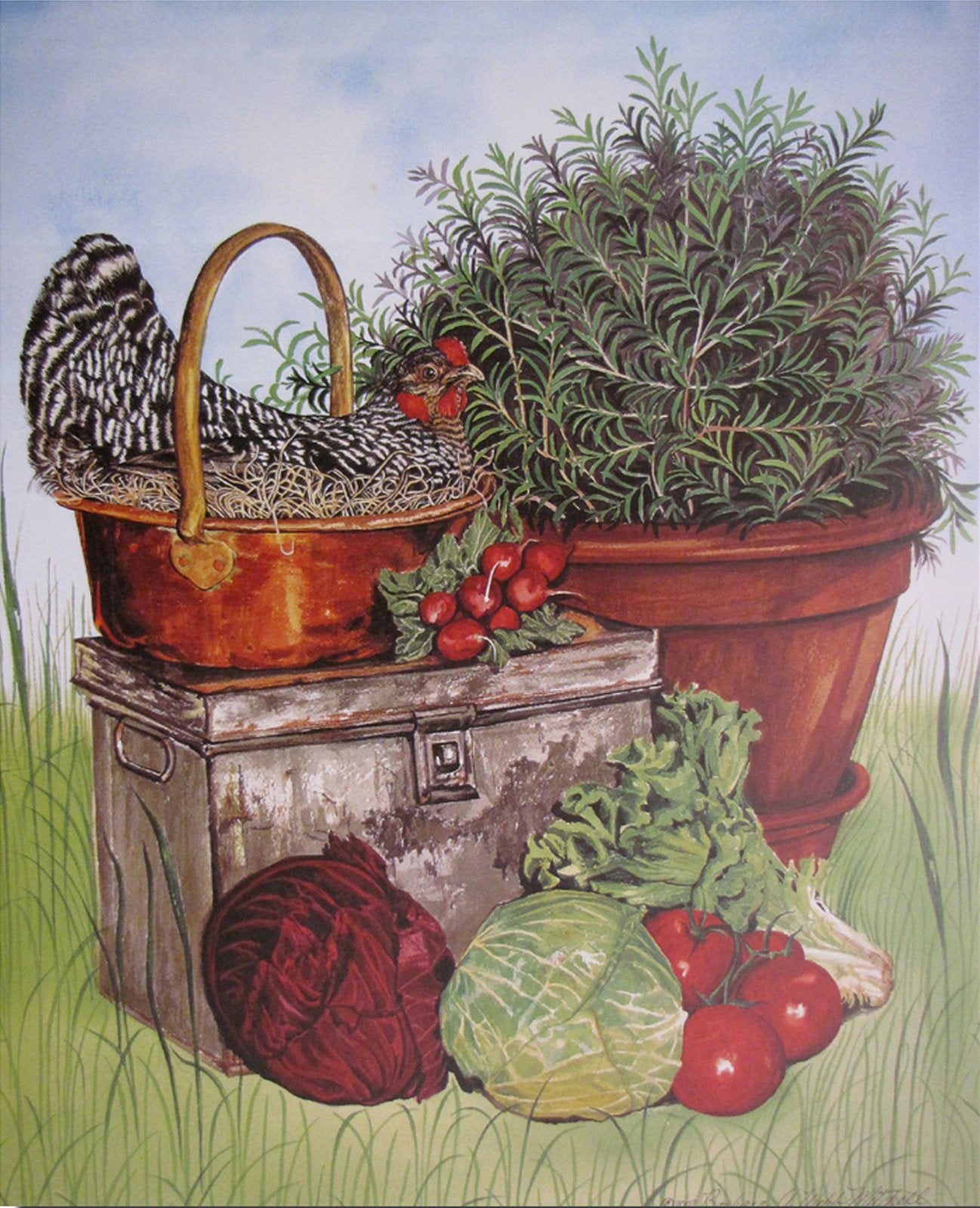 Rooster Chicken Farm Animal Four 8x10 Set Picture Kitchen Wall Decor Art Print Posters