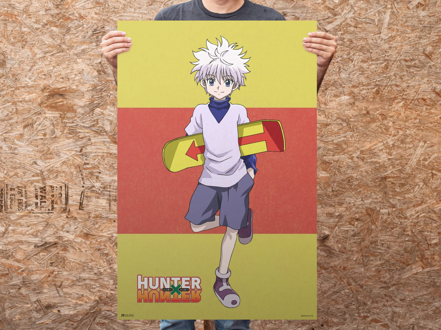 Hunter X Hunter Wall Art Anime Posters Modern Anime Merch Wall Decor Killua Manga Series Cool Home Living Room Bedroom Artwork Decorations Japanese Manga Fans Cool Wall Decor Art Print Poster 12x18