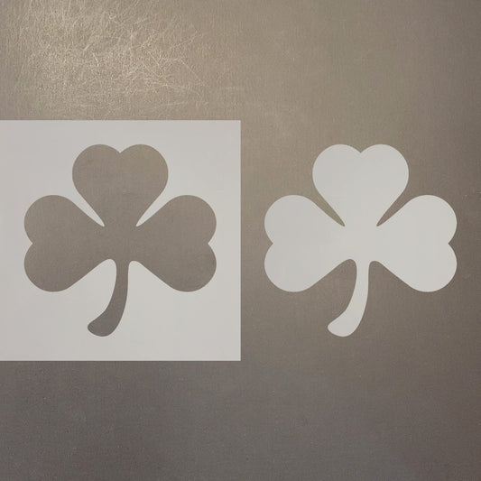 Shamrock Reusable Mylar Stencil - Art Craft Supplies 4 Inch
