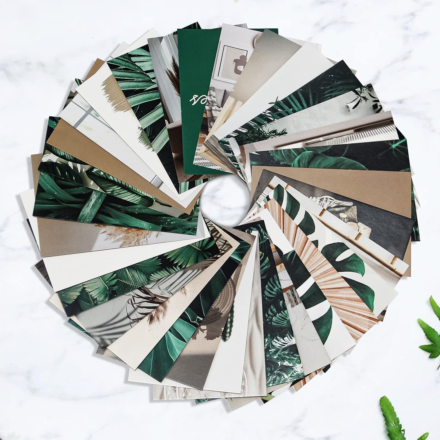 SUPOW Wall Collage Kit 70pcs, Aesthetic Pictures for Room Decor, Boho Cottagecore Art Illustration, Neutral Dorm Decor Photo Prints, Cute Green VSCO Posters, Trendy Bedroom Teen Girls 4x6 inch