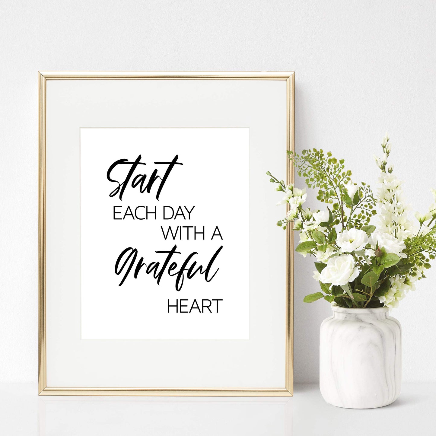 Brooke & Vine Inspirational Wall Decor Art Prints (UNFRAMED 8 x 10) Motivational Women Teen Girl Wall Art Posters for Office, Bedroom, Desk - Be Brave