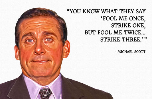 The Office Michael Scott 11x17 Quote Poster Print From The Office