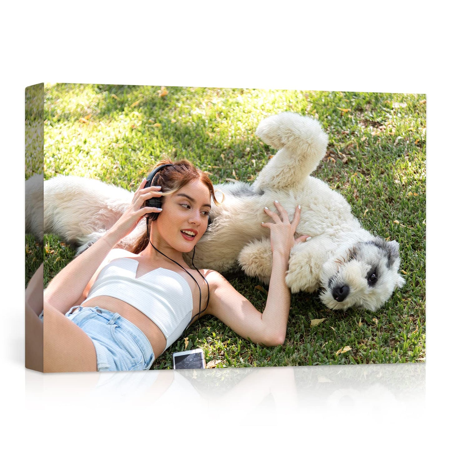 Gowelly Personalized Canvas Prints with Your Photos - Unique Canvas Wall Art and Home Decor - Custom Photo Gifts for Mom/Dad/Friends/Family Member, Custom Poster & Prints