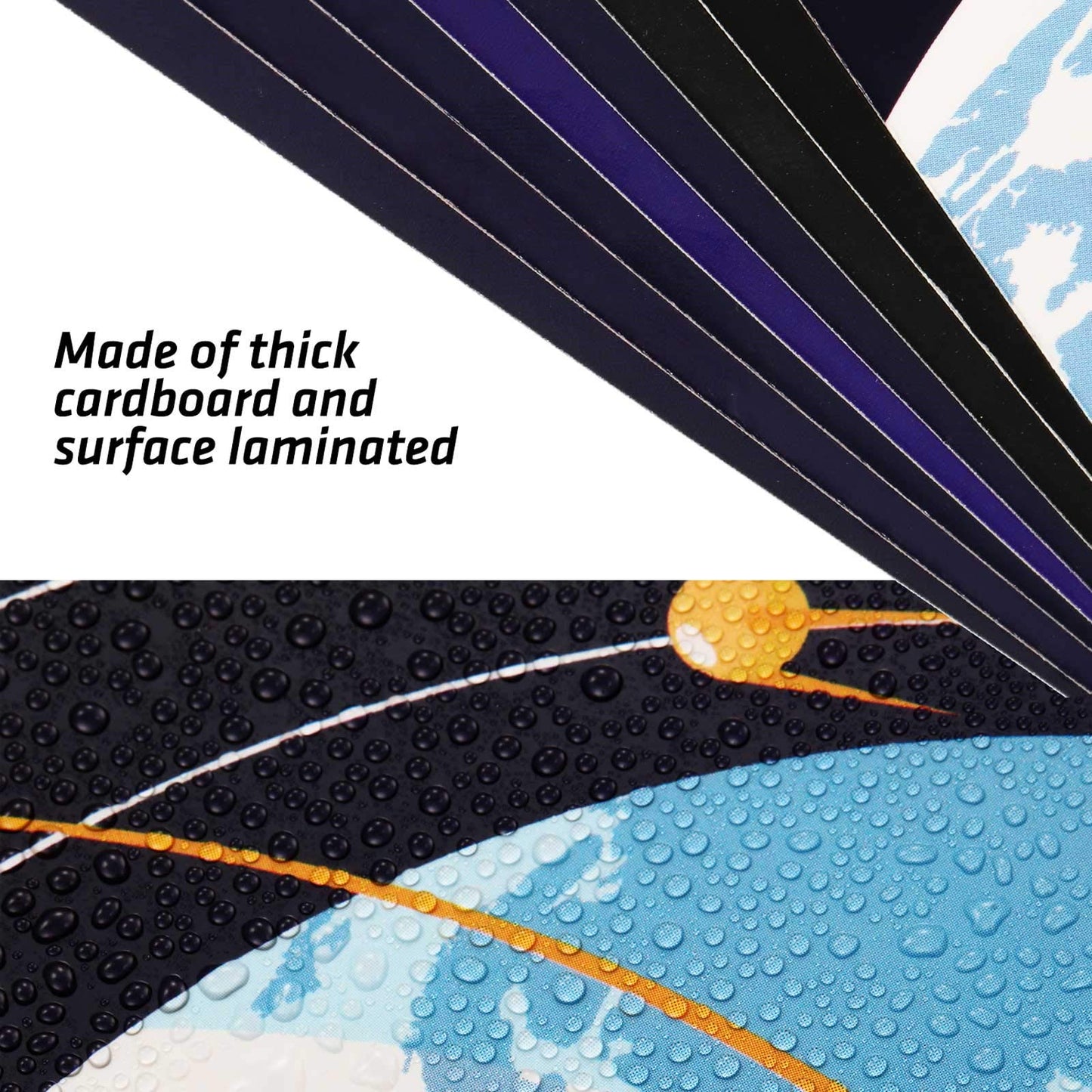 Zonon 9 Pieces Space Wall Prints Unframed Space Inspirational Posters 8 x 10 Inch Planet Motivational Quote Pictures for Playroom Bedroom Classroom Decor College Dorm