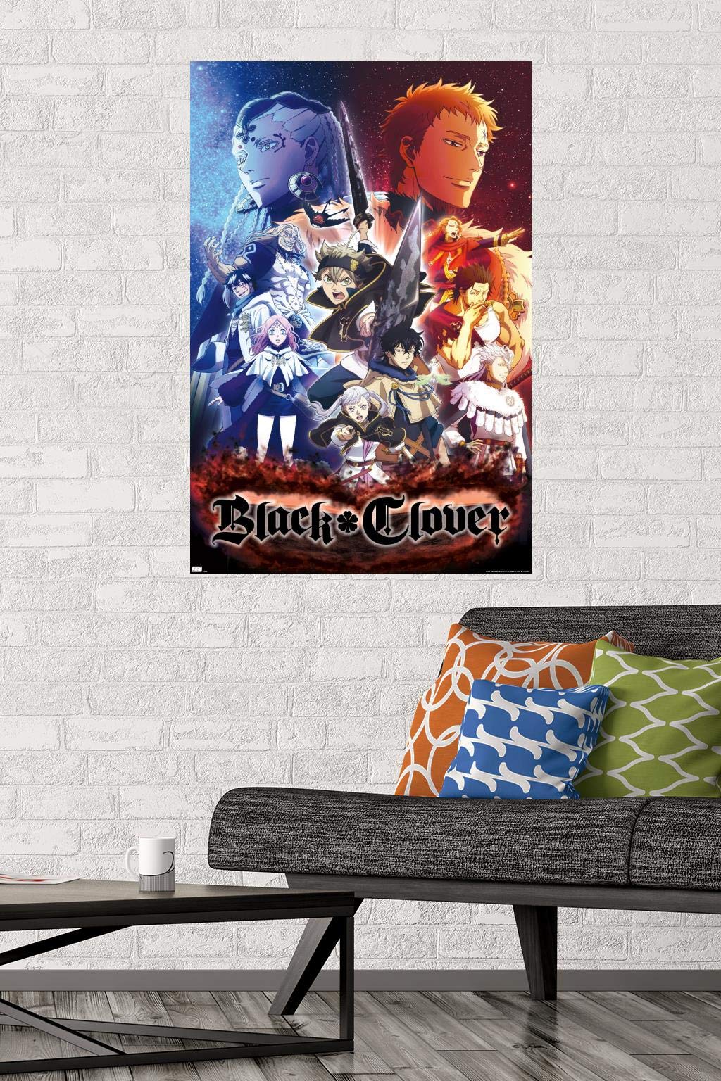 Trends International Black Clover - One Sheet Wall Poster, 22.375" x 34", Unframed Version