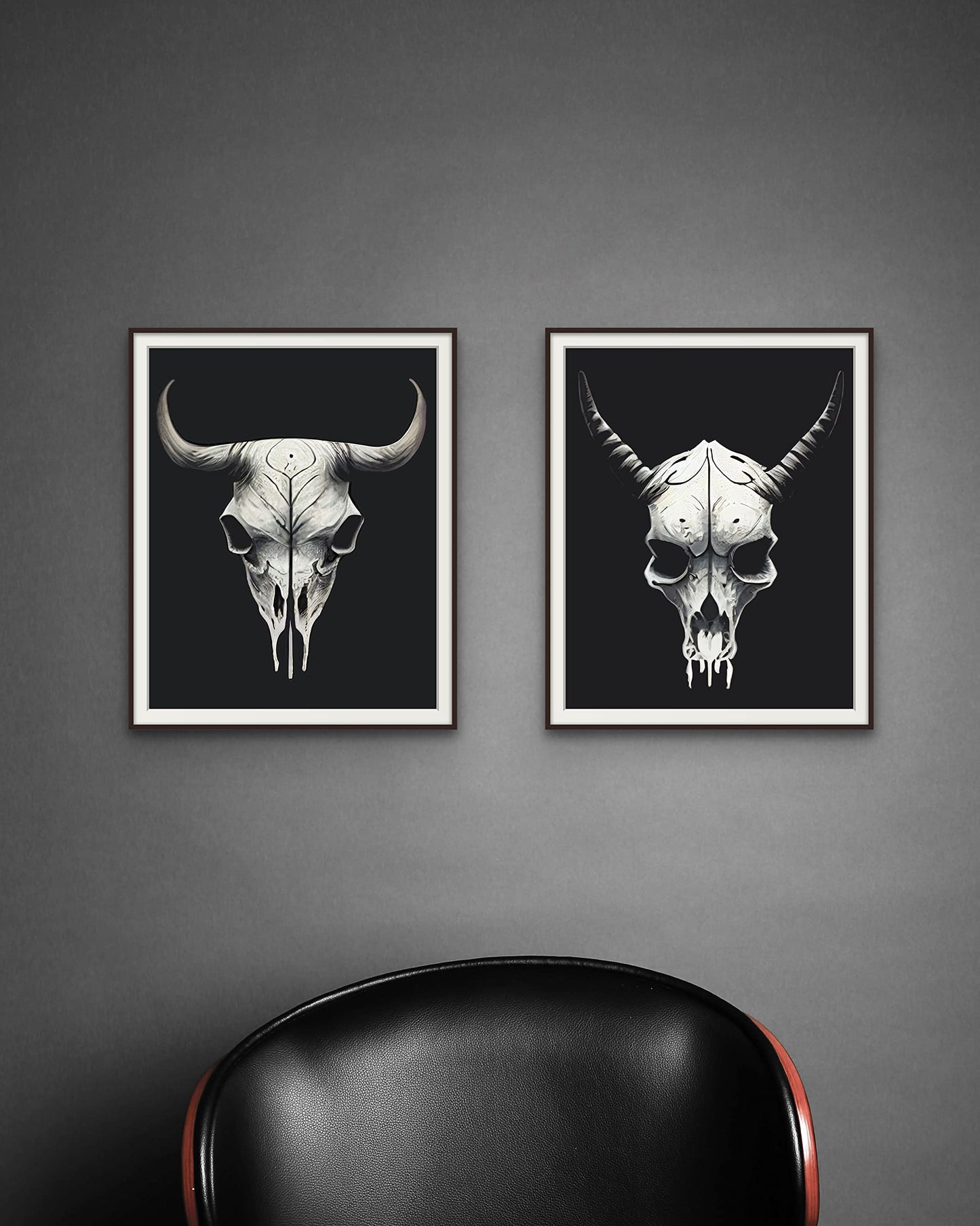 Cow Skull Prints, Modern Farmhouse Prints, Cow Skull Poster, Animal Skull Decor, Animal Skull Wall Prints, Western Decor For Bedroom, Skull Decor, Western Room Decor for Boys (8x10 Unframed)