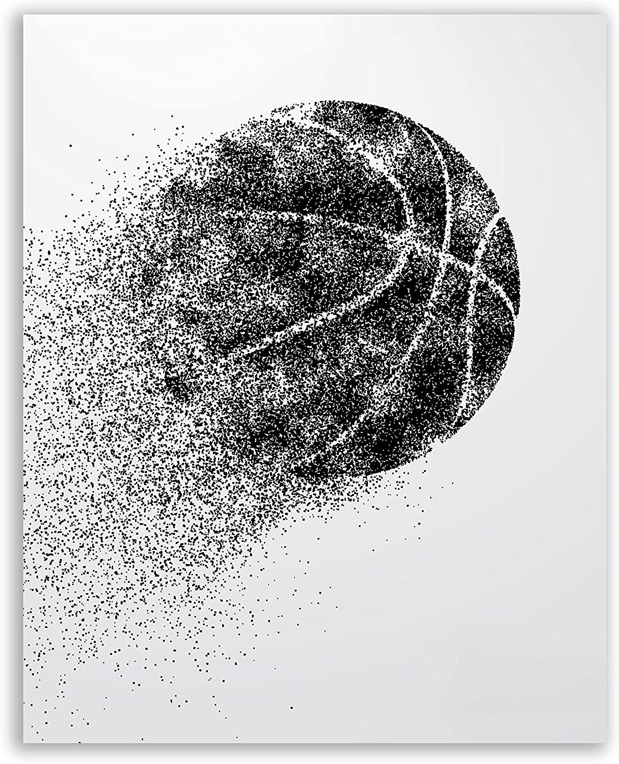Basketball Wall Art Prints,Set of 4 (5x7) Unframed Basketball Posters,Basketball Room Decor For Men Kids Teenagers,Basketball Wall Decor,Basketball Boys Bedroom Decor
