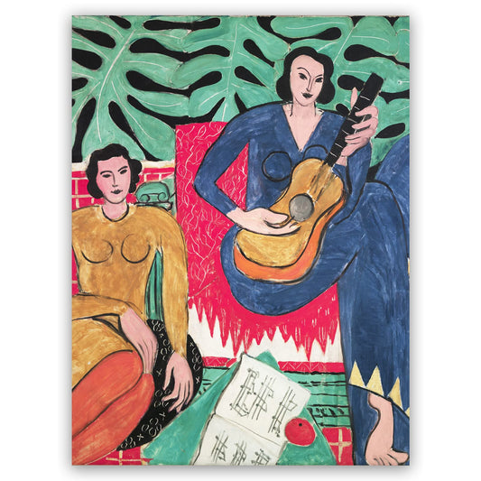 The Music (La Musique),by Henri Matisse Wall Art Fine Art Canvas Prints Reproduction,Matisse Poster,Matisse Print,Perfect Easy Gift (La Musique,12x16in/30x40cm)