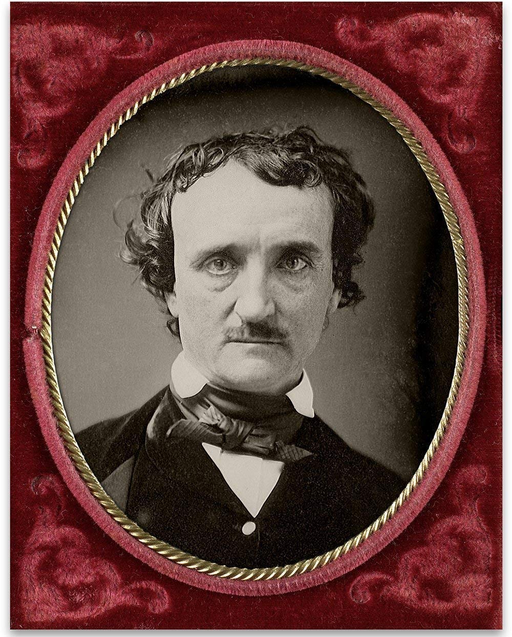 Edgar Allan Poe Portrait - 11x14 Unframed Art Print - Great Edgar Allan Poe Poster Library Decor or Gift Under $15 - Edgar Allen Poe Decor for Horror Fans