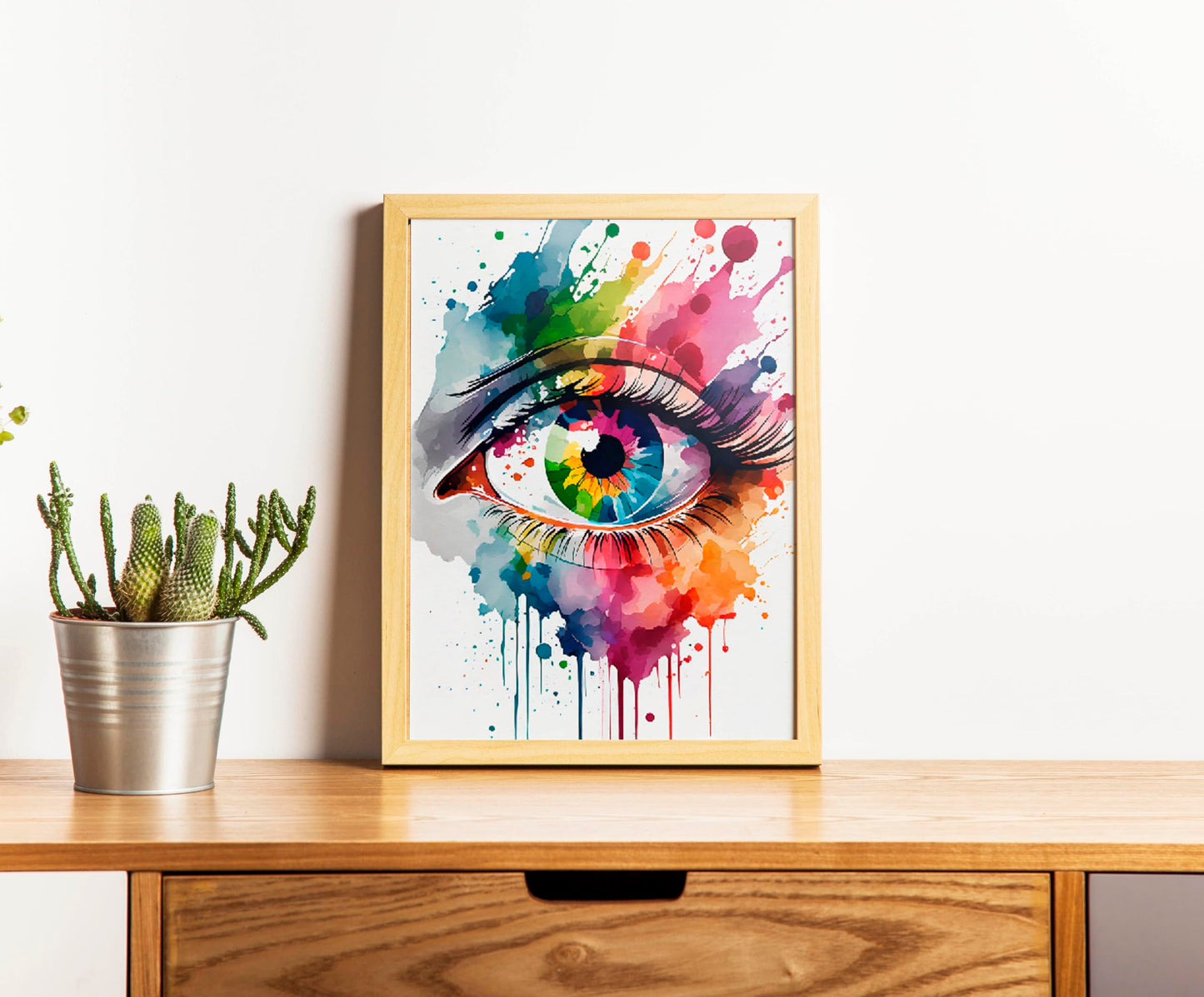 Human Eye Anatomy Watercolor Poster Art Print Human Iris and Pupil Structure Office Decor Medical Decor Ophthalmology Optometry Abstract Anatomy Art 8x10 inc. Unframed Print