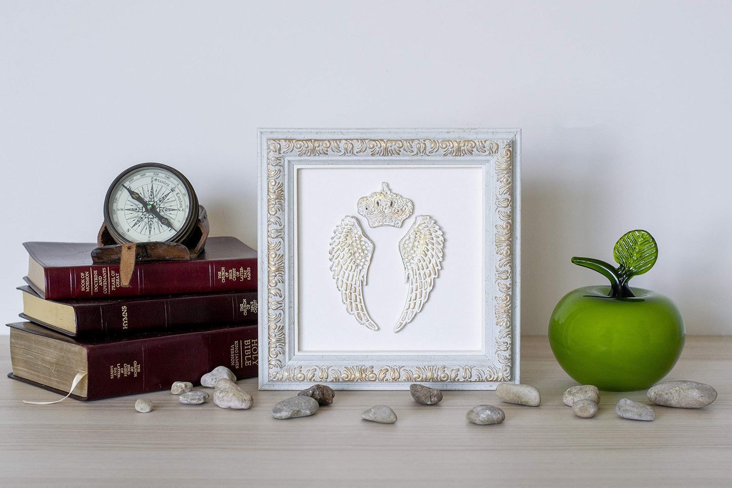 Angel wings wall decor (7.87x7.87) in