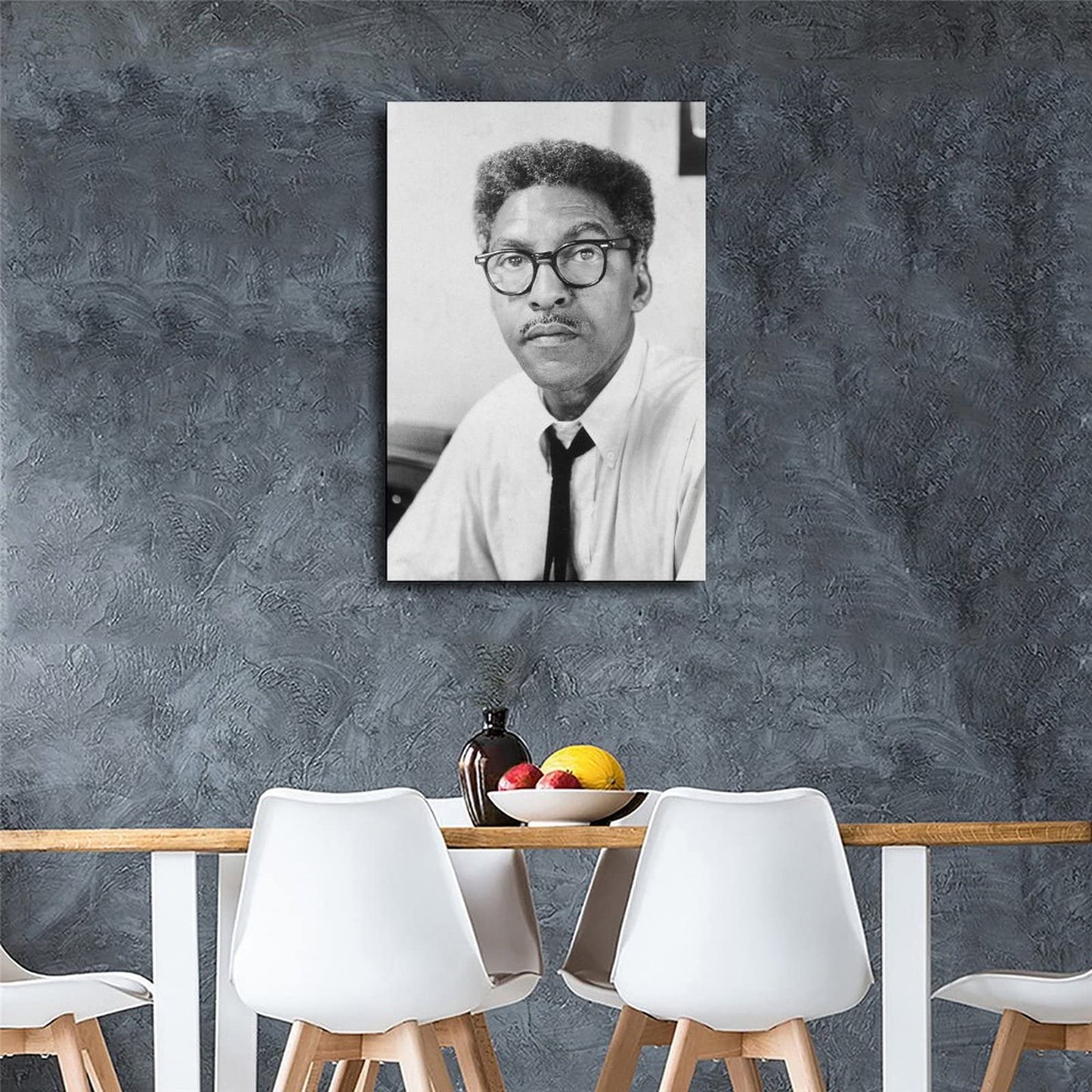 ZEEZFA Inspirational Quotes by Bayard Rustin Canvas Art Poster and Wall Art Picture Print Modern Family Bedroom Decor Posters 08x12inch(20x30cm)