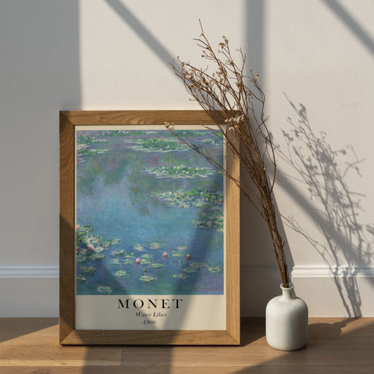 Sylvana Workshop - Monet Poster Print, UNFRAMED(8x10inch Set Wall Decor), Wall Decor Poster Prints, Monet Room Decor, Monet Wall Art, Monet Poster (Set 3)