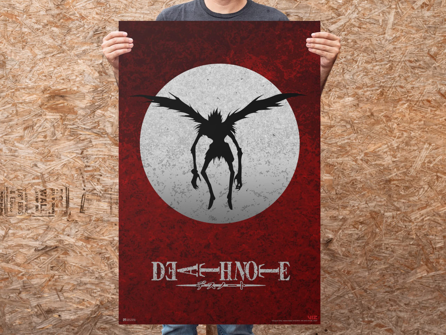 Death Note Poster Anime Merch Poster Cool Anime Posters Decorative Wall Decor Modern Teen Boys Room Bedroom Decor Aesthetic Anime Manga Series Ryuk Cool Wall Decor Art Print Poster 12x18