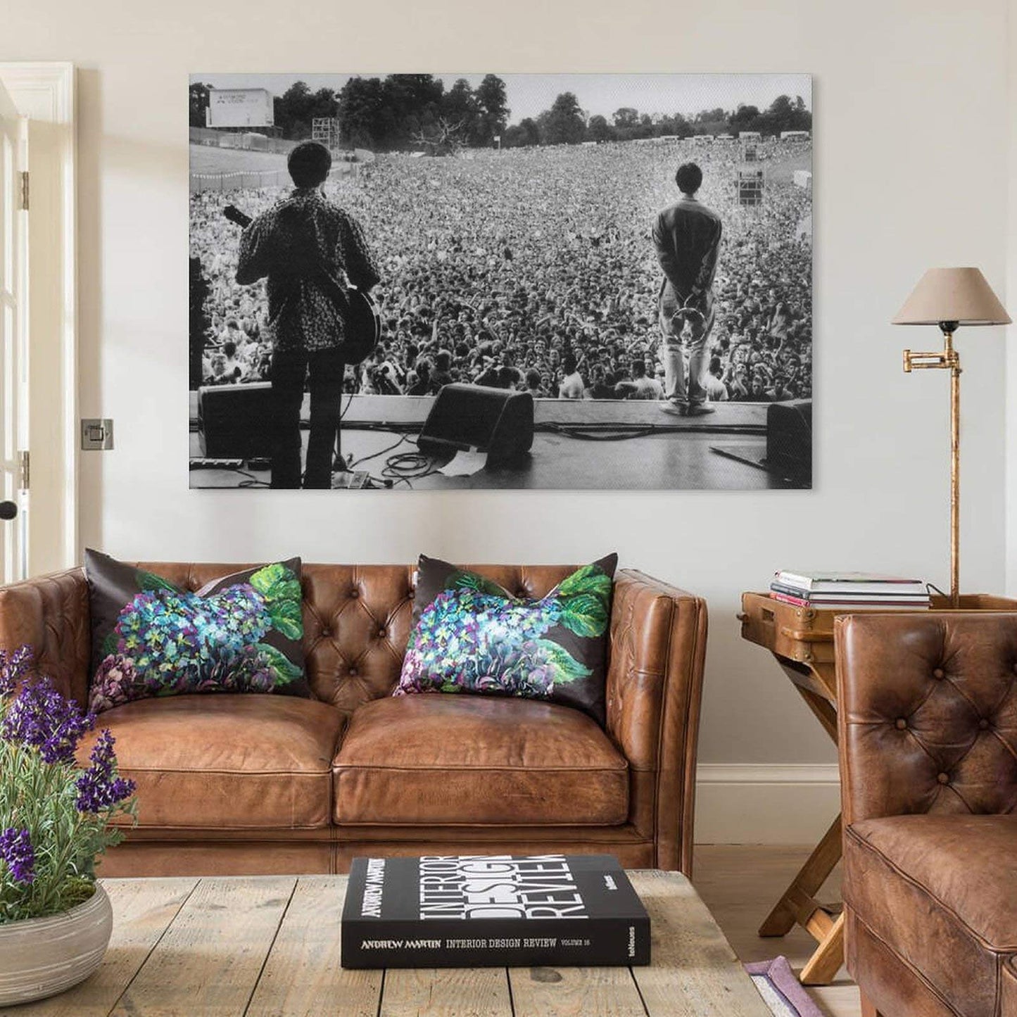 RAKKOTY Oasis on Twitter - On Stage - Liam Gallagher - Slane Panoramic Poster Canvas Wall Art Print Decorative Painting Artwork 12×18inch(30×45cm)