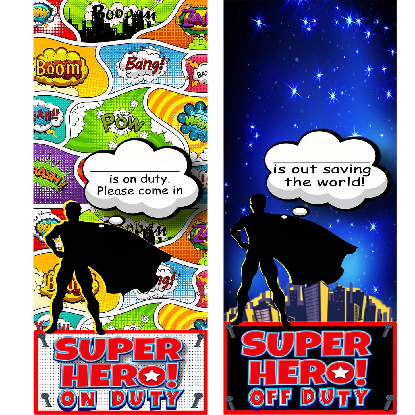 Marvel Comics Poster Set for Kids, Boys ~ 12 Pc Bundle with Marvel Superhero Poster Book for Room Decor and Walls, Stickers, and Door Hanger | Comic Book Cover Prints