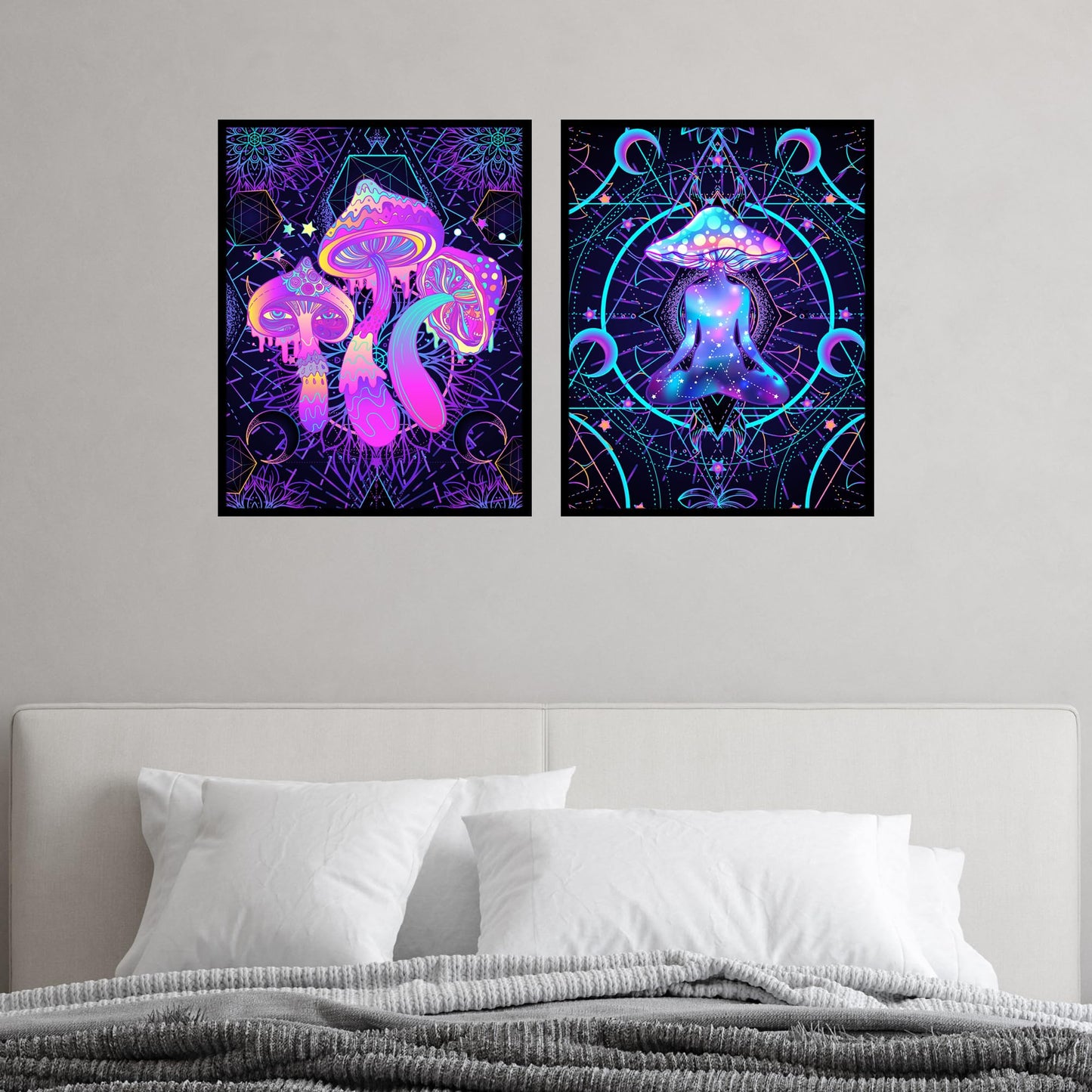 Insire Trippy Wall Art, Psychedelic Posters, Indie Posters, Psychedelic Poster, Phsychedelic Poster, Pschedelic Posters, Trippy Prints, Physchedelic Posters - Unframed (11x14”)