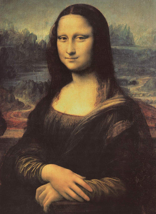 Palace Learning Mona Lisa Poster by Leonardo Da Vinci - Fine Art Print (Laminated, 18" x 24")