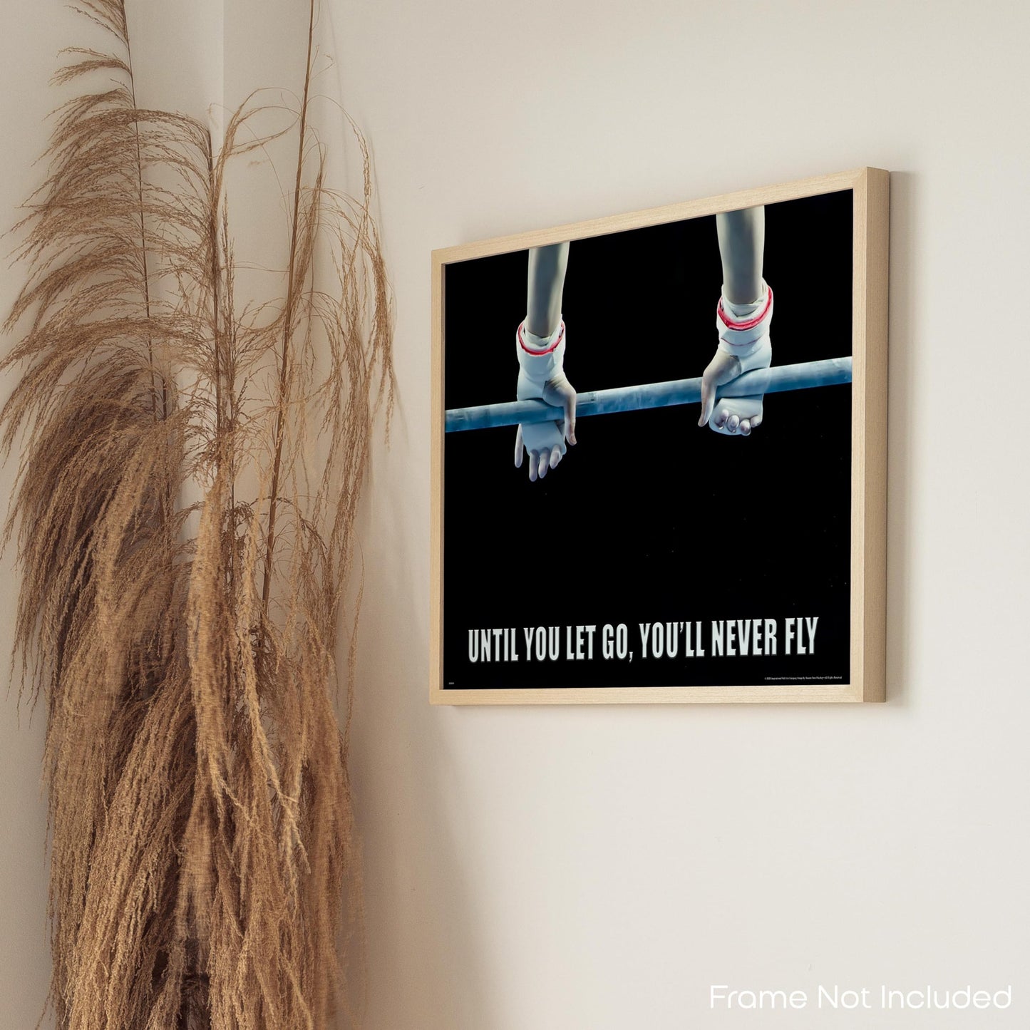 Inspirational Wall Art Co. - Let Go - Gymnastics College Beam Coach Rings Motivational Quotes Workout Posters - Print Home Gift Teen Kids Girls Bedroom Decor - 11X14 inches
